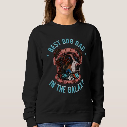 Sweatshirt The Best Australian Shepherd Dad in the galaxy - A (Devant)