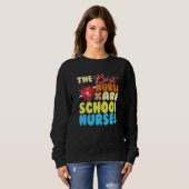 Sweatshirt The best nurse are school nurse Premium (Devant entier)