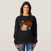 Sweatshirt The Burn Marshmallow Smores Camping Gym Fitness Wo (Devant entier)