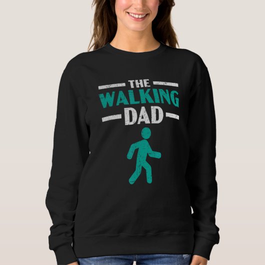 Sweatshirt The Cardio Exercise Walking Dad Fathers Day (Devant)
