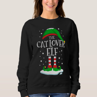 Sweatshirt The Cat  Elf Christmas Family Matching Xmas Dog Mo