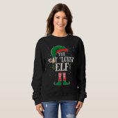 Sweatshirt The Cat   Elf Family Group Matching Christmas Paja (Devant entier)