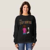 Sweatshirt The Catmother British Shorthait Cat Mother Cat Mo (Devant entier)