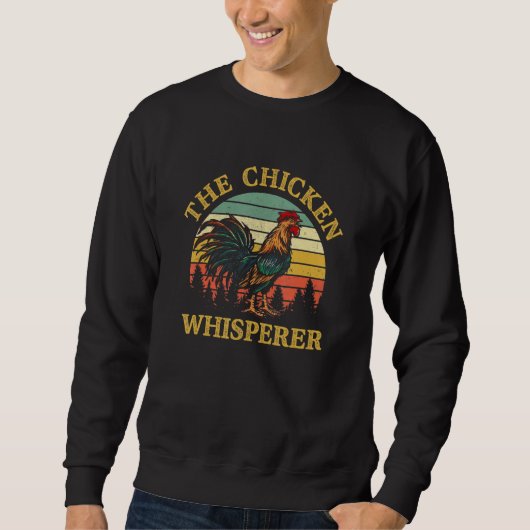 Sweatshirt The Chicken Whisperer Vintage   Chicken   Farming (Devant)