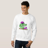 Sweatshirt The Crocodile inside me | cute beautiful design (Devant entier)