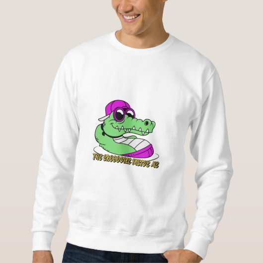 Sweatshirt The Crocodile inside me | cute beautiful design (Devant)