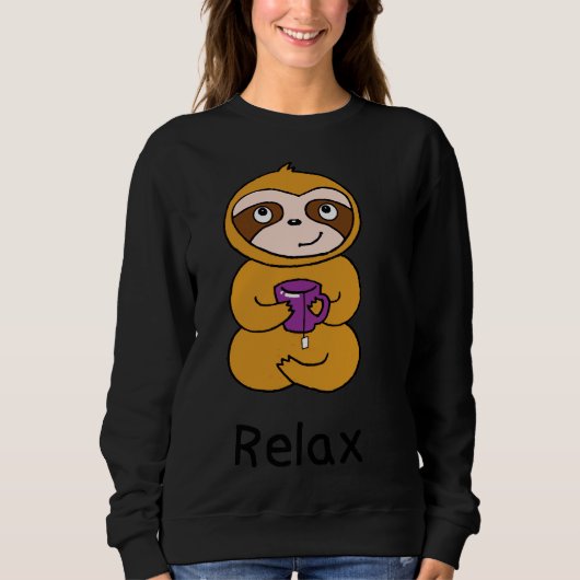 Sweatshirt Thé de boisson parfumé relaxant (Devant)