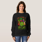Sweatshirt The Future Is Vegan (Devant entier)