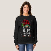 Sweatshirt The G pa Gnome Buffalo Plaid Christmas Matching Fa (Devant entier)
