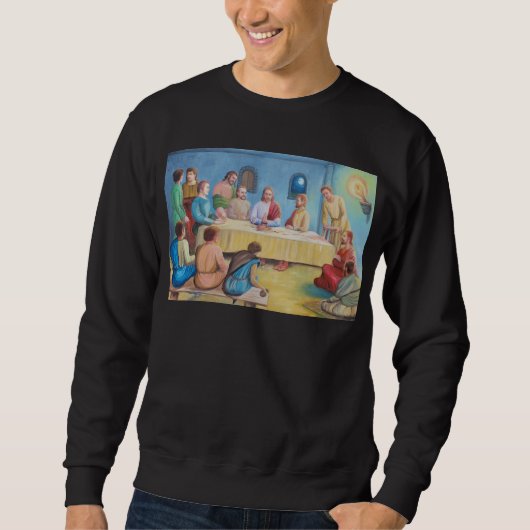Sweatshirt The Last Supper: Jesus and the Disciples (Devant)