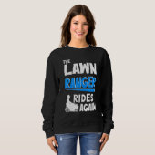 Sweatshirt The Lawn Ranger Rides Again Mowing lawns Men (Devant entier)