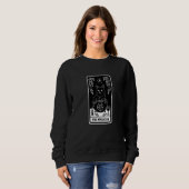 Sweatshirt The magician cat tarot card (Devant entier)