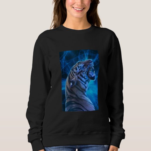 Sweatshirt The Mountain White Tigers of Bengal Illustration G (Devant)