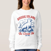 Sweatshirt The Ocean State Seal – Rhode Island Gift (Devant)