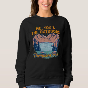 Sweatshirt The Outdoors Hiking Thompson Peak Hiker