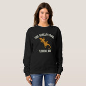 Sweatshirt The Ozello Trail Florida USA Gecko Design (Devant entier)
