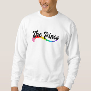 Sweatshirt The Pines Fire Island NY logo arc-en-ciel fierté L