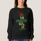 Sweatshirt The princess Elf Claus Present Reindeer Snowman Ho (Devant)