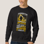 Sweatshirt The Real Operator Construction Workers & Construc (Devant)