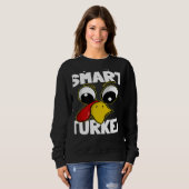 Sweatshirt The Smart Turkey Family Group Matching Thanksgivin (Devant entier)