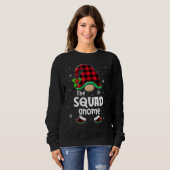 Sweatshirt The Squad Gnome Buffalo Plaid Christmas Matching F (Devant entier)