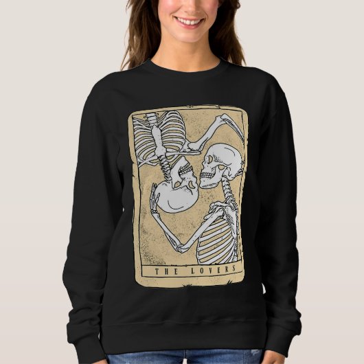 Sweatshirt The  Tarot Card  Vintage Astrology Goth Valentine  (Devant)