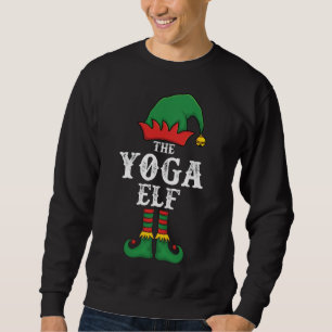 Sweatshirt The Yoga Elf Christmas Pajama Idea Family Matching