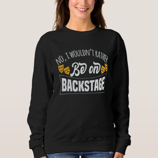 Sweatshirt Theater Motif For Theatrical Actors (Devant)