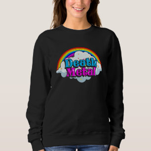 Sweatshirt Thème arc-en-ciel en métal mort