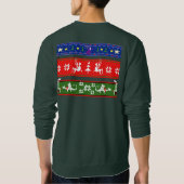 Sweatshirt Thème laid d'imaginaire de chandail (Dos)