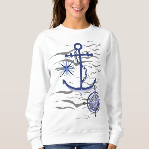 Sweatshirt Thème nautique du message d'inspiration