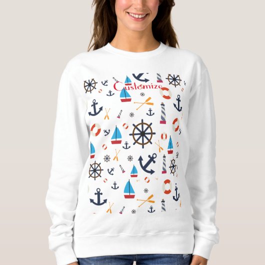 Sweatshirt Thème nautique Thunder_Cove (Devant)