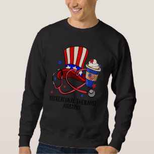 Sweatshirt Thérapeute récréative Assistant Oncle Sam Casquett