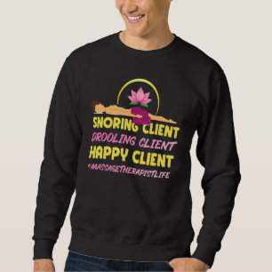 Sweatshirt Thérapie de massage autorisée