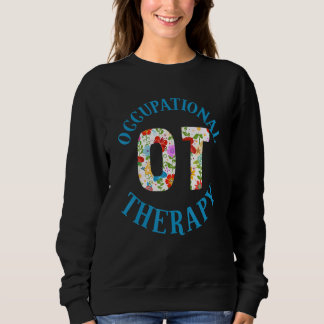 Sweatshirt Thérapie occupationnelle OT Fleur Mignonne