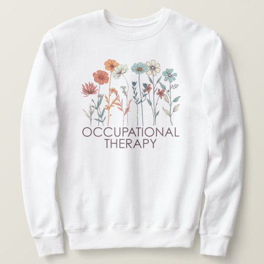 Sweatshirt Thérapie professionnelle OT (Design devant)