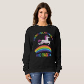 Sweatshirt Therapist Are Magical   Unicorn Occupational Thera (Devant entier)