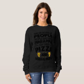 Sweatshirt There Are Two Kinds Of People   Pizza Jokes 1 (Devant entier)