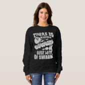 Sweatshirt There Is No Crying In Bowling Just Lots Of Swearin (Devant entier)