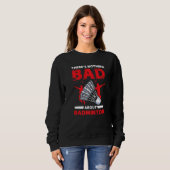Sweatshirt Theres Nothing Bad About Badminton  Player (Devant entier)