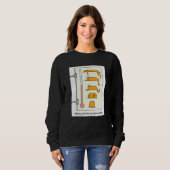 Sweatshirt Thermomètre Cat Pour Et T (Devant entier)