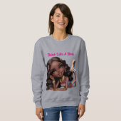 Sweatshirt Think Like A Boss (Devant entier)