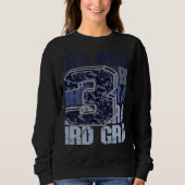 Sweatshirt Third Grade 3rd Grader Stacked Leopard for Teacher (Devant)