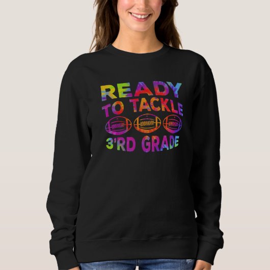 Sweatshirt Third Grade First Day Of School Back To School Foo (Devant)