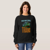 Sweatshirt This Boy Loves Trains  Train Boys (Devant entier)