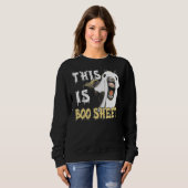 Sweatshirt This Is Boo Sheet Horse (Devant entier)