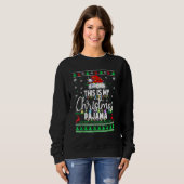 Sweatshirt This Is My Christmas Pajama  Lights Men Women Kid  (Devant entier)