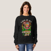 Sweatshirt This Is My Hawaiian Flamingo Luau Aloha Hawaii Bea (Devant entier)