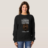 Sweatshirt This is My Human Costume I'm Really A Bear Funny B (Devant entier)