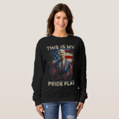 Sweatshirt This Is My Pride Flag USA American 4th of July Pat (Devant entier)